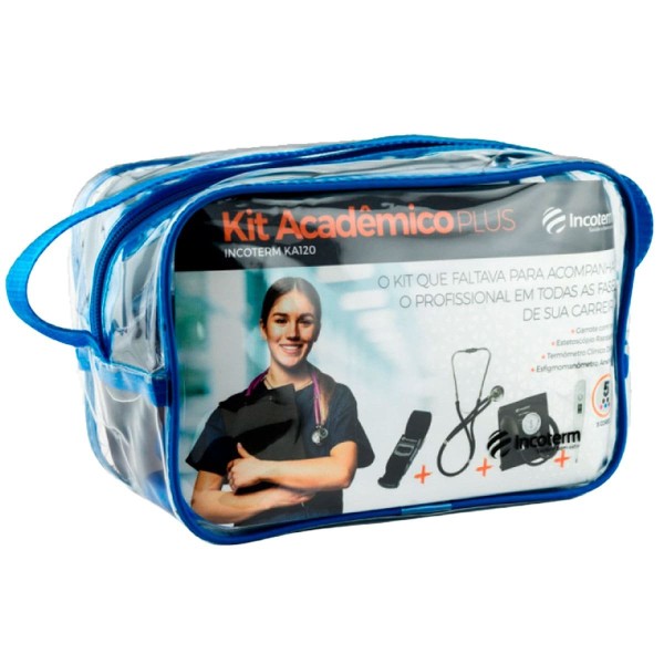 Encontraproduto.com.br - Kit Acadêmico Plus Incoterm KA120 - Azul
