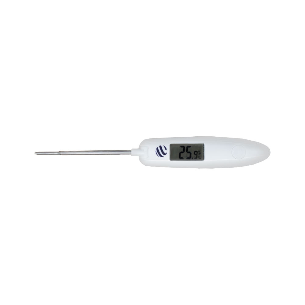 Encontraproduto.com.br - Termômetro digital tipo espeto dobrável -50~300°C resolução 0,1°C IPX2 Incoterm T-DIV-0160.00