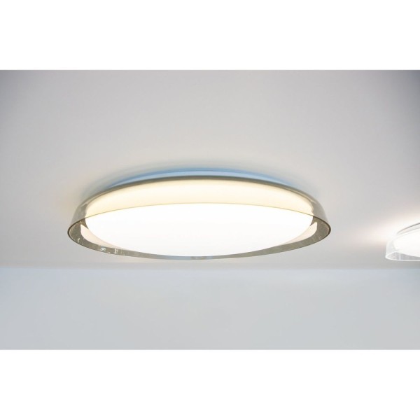 Encontraproduto.com.br - Plafon Miska (d)53cm (a)8cm 1xled Integrado 42w 3000k 1782lm Ip20 Preto