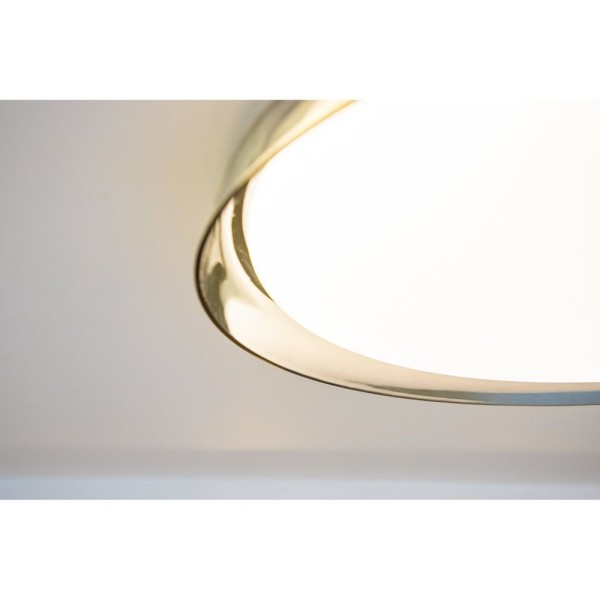 Encontraproduto.com.br - Plafon Miska (d)53cm (a)8cm 1xled Integrado 42w 3000k 1782lm Ip20 Preto