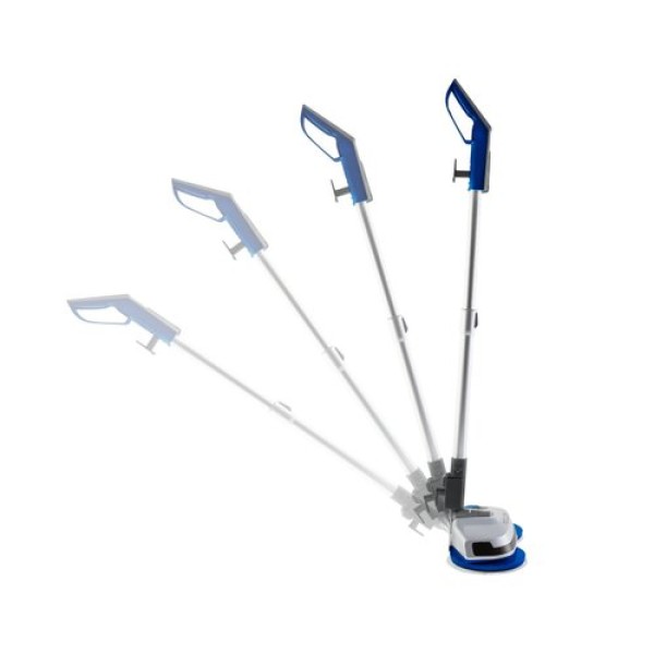Encontraproduto.com.br - Polidora e Limpadora de Piso WAP Brilha UP 3 em 1 Função Spray e Luz de LED 220v Azul/prata