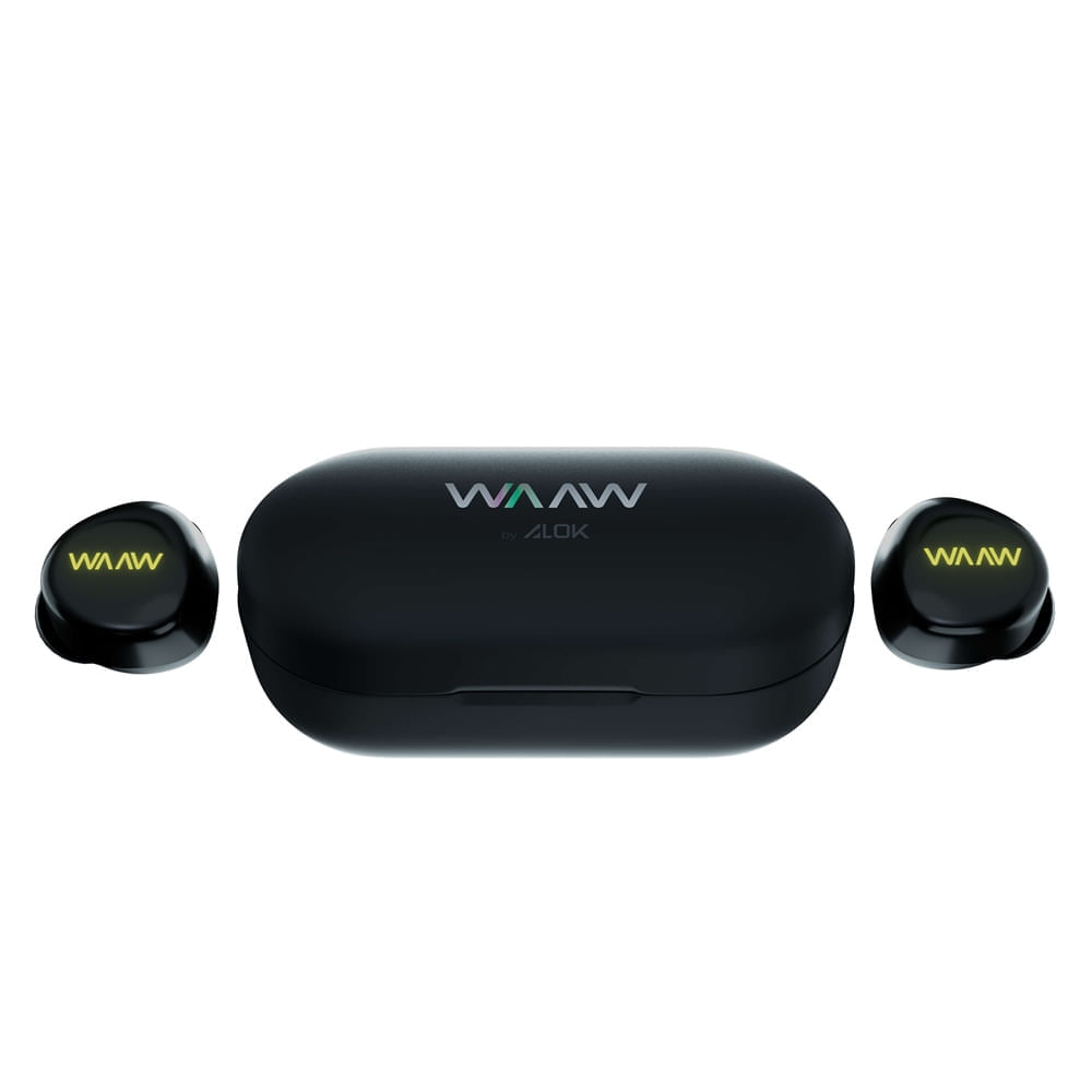 Encontraproduto.com.br - WAAW MOB 100EB Fone de Ouvido Bluetooth TWS