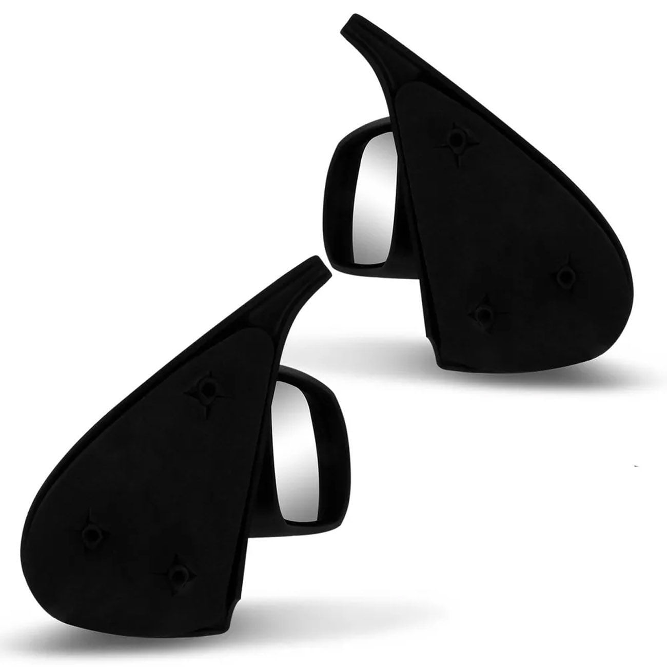 Encontraproduto.com.br - Retrovisor Palio Weekend Siena 96 97 98 99 2000 sem Controle 4 Portas Preto