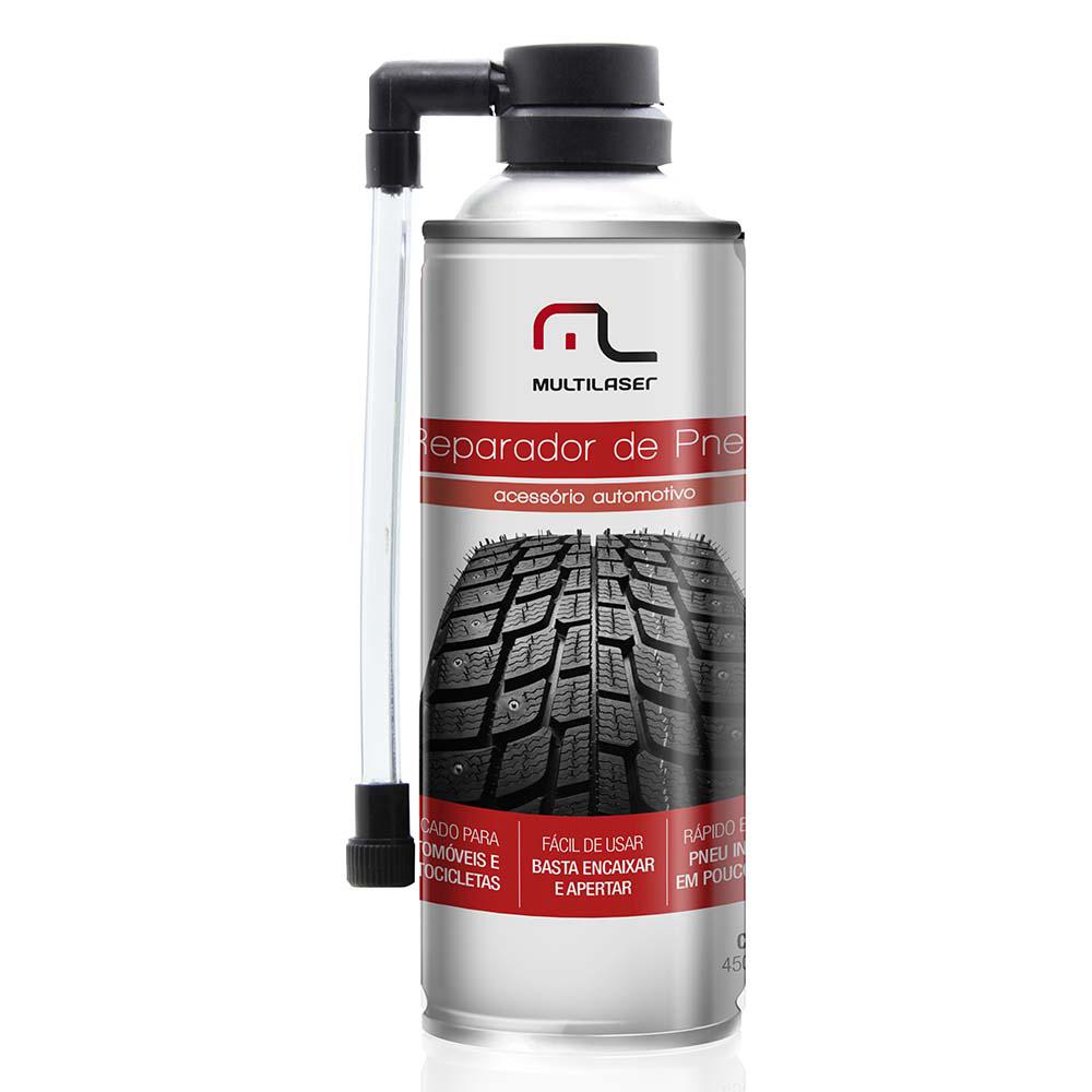Encontraproduto.com.br - Reparador De Pneus Multilaser Para Emergencias Unica Utilizacao - AU400