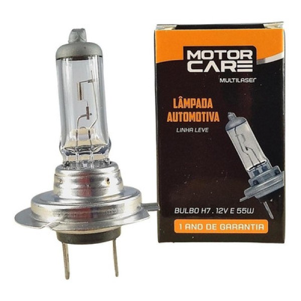 Lâmpada Automotiva H7 12V 55W Comum Unitária Multilaser - AU807