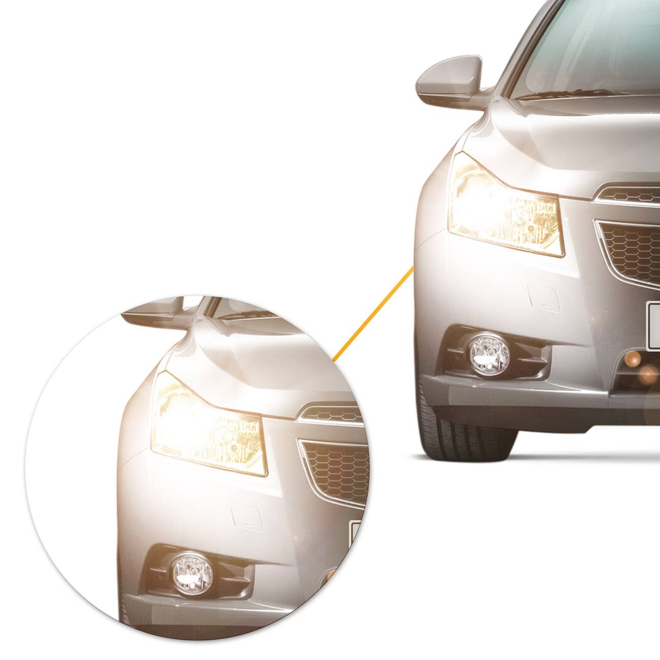Encontraproduto.com.br - Lâmpada Automotiva H1 12V 55W Comum Unitária Multilaser - AU801