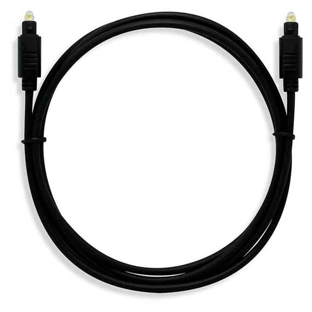 Encontraproduto.com.br - Cabo Óptico Áudio Digital Toslink 2 Metros 4mm Premium Quality