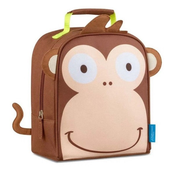 Encontraproduto.com.br - Lancheira Térmica Macaco Multikids Baby Bb237 Cor Marrom