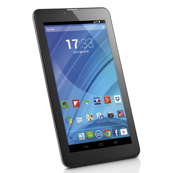 Encontraproduto.com.br - Tablet Multilaser M7 Android 4.4 Quad Core 8MB 3G Bluetooth Câmera 2MP Tela 7 Preto