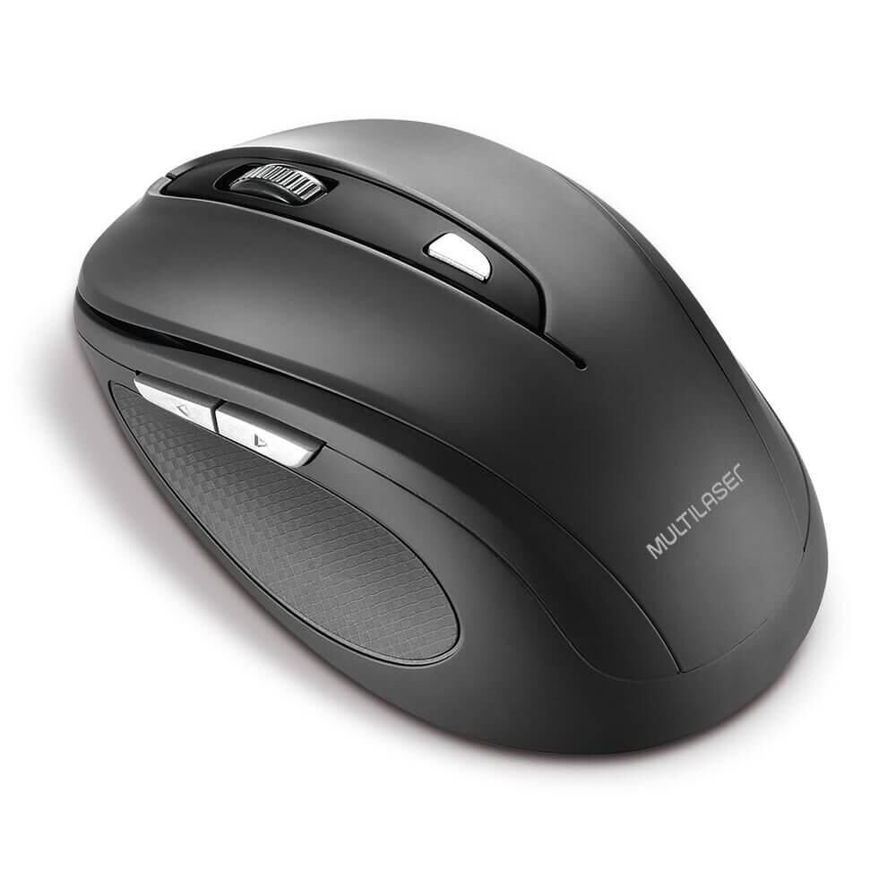 Mouse sem Fio Multilaser MO237 Preto