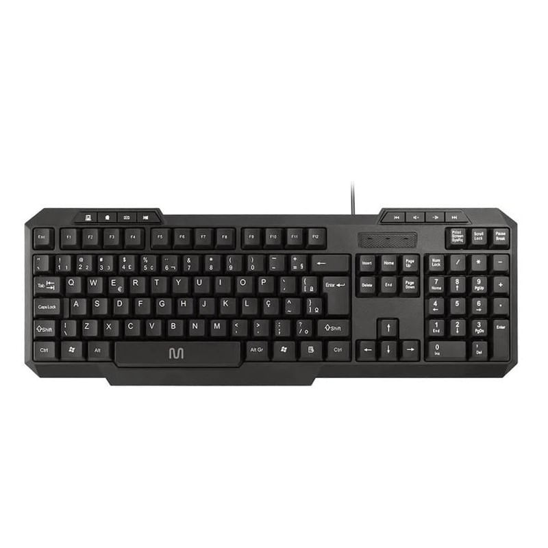 Encontraproduto.com.br - Teclado USB TM100 Multimídia ABNT2 TC206 Preto - Multilaser