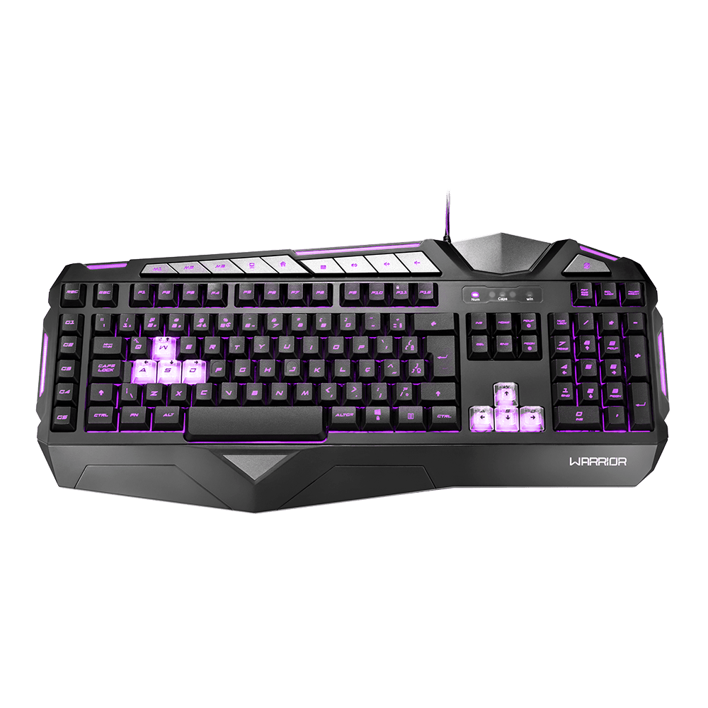 Teclado Gamer Multimídia Usb Macro Warrior - Tc209 Tc209