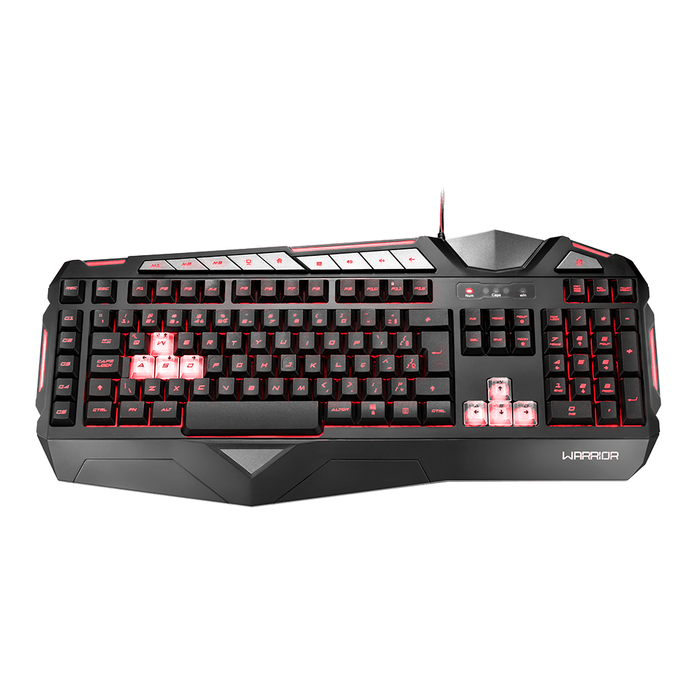 Encontraproduto.com.br - Teclado Gamer Multimídia Usb Macro Warrior - Tc209 Tc209