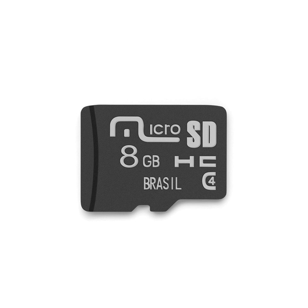 Encontraproduto.com.br - Cartão de Memória Classe 4 8GB Preto Multilaser - MC141