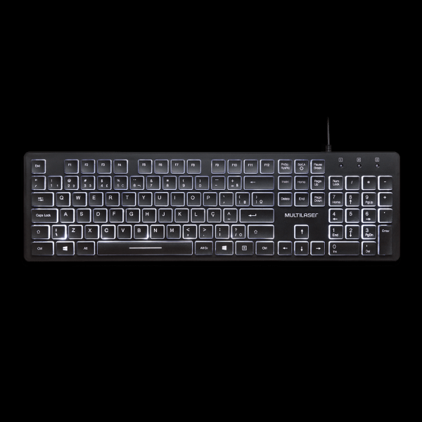 Encontraproduto.com.br - Teclado Multilaser Iluminado Office - TC218