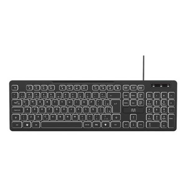 Encontraproduto.com.br - Teclado Multilaser Iluminado Office - TC218