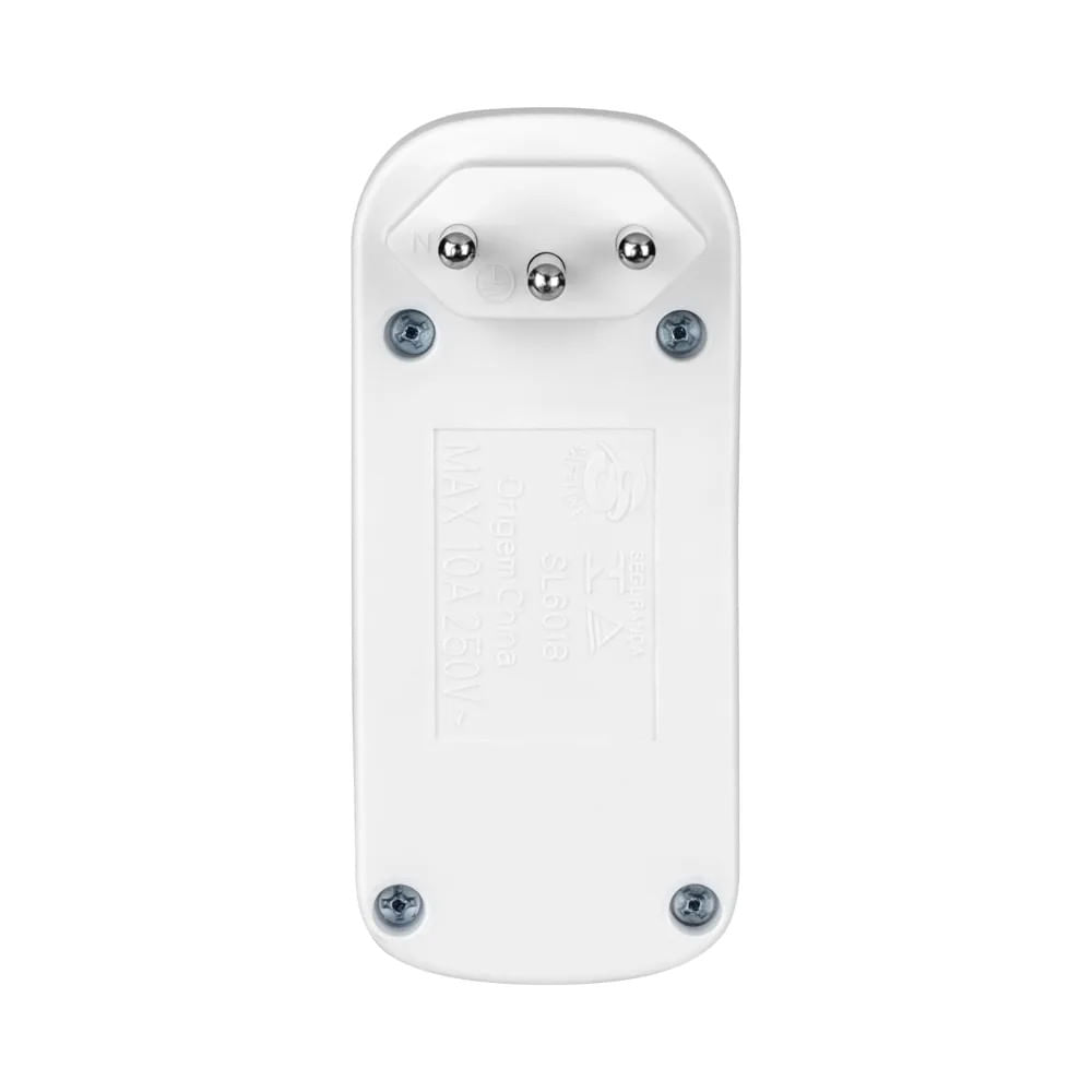 Encontraproduto.com.br - Adaptador de Tomada Multilaser 2 Saídas e 2 USB - WI331