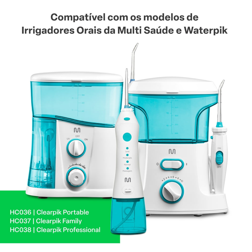 Encontraproduto.com.br - Bico Limpador de Língua para Irrigador Oral - Multilaser Saúde - HC064