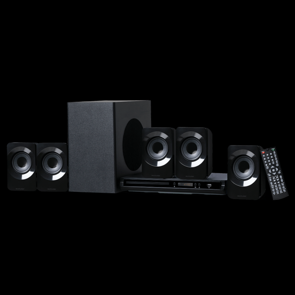 Encontraproduto.com.br - Home Theater 5,1 Canais Com Dvd Multilaser 320w - SP268
