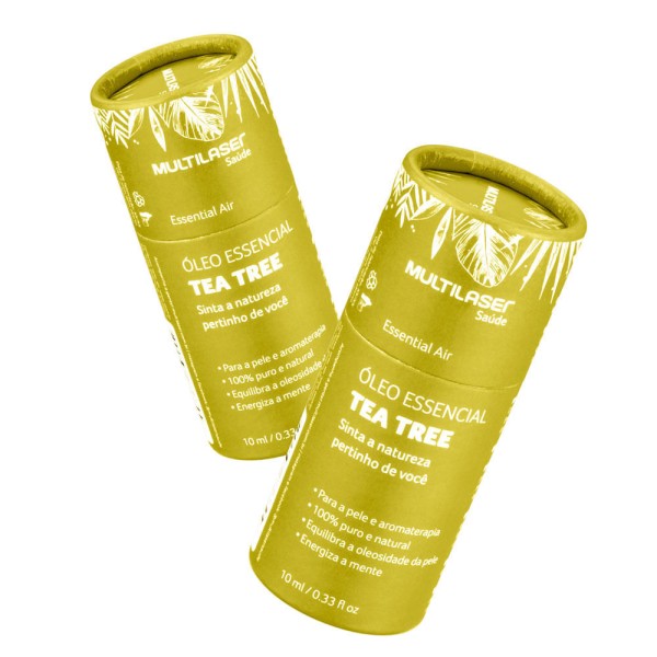 Encontraproduto.com.br - Óleo Essencial De Tea Tree Curar 10ML Multilaser Saúde - HC127