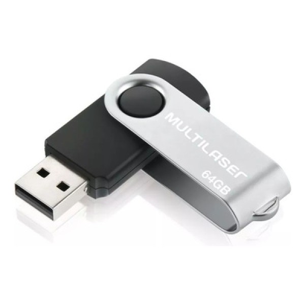 Encontraproduto.com.br - PEN DRIVE TWIST 8GB USB LEITURA 10MB/S E GRAVAÇÃO 3MB/S SEM LOGO/ SEM - PD587BU