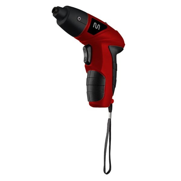 Encontraproduto.com.br - Parafusadeira Elétrica Multilaser Bivolt LED e Kit com 11 Bits Vermelho - HO031