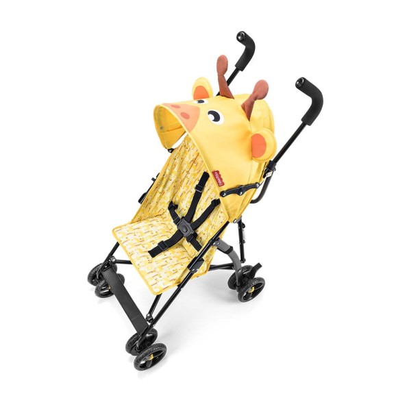 Encontraproduto.com.br - Carrinho de Passeio - Boogie Girafa - Amarelo - Fisher-Price