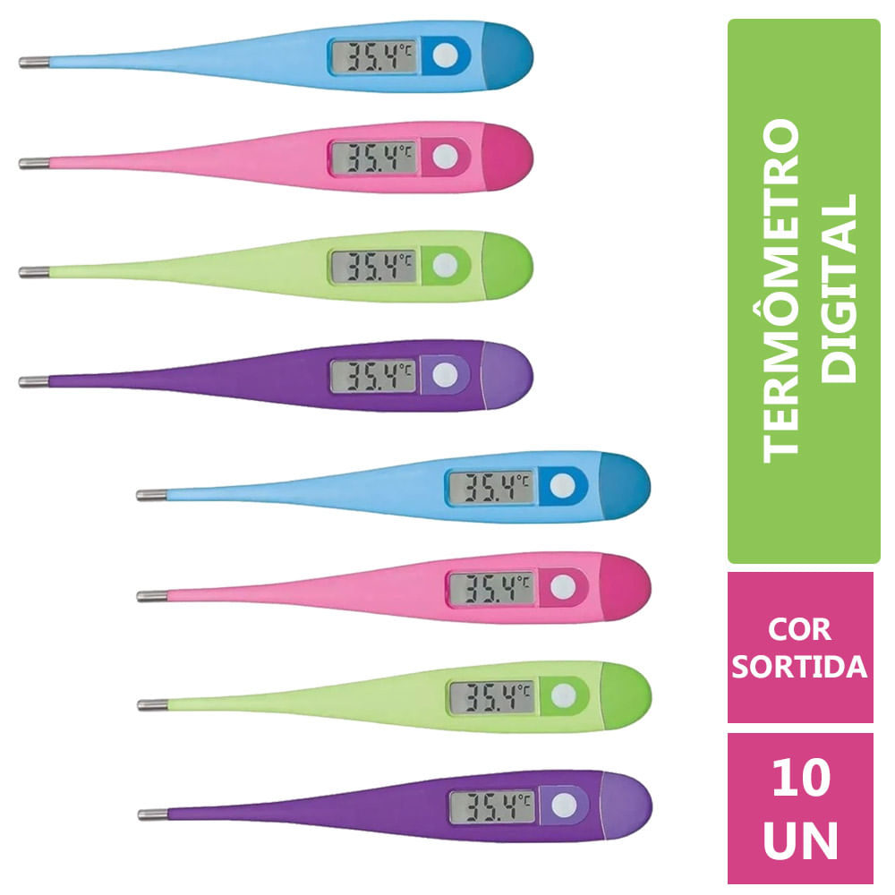 Encontraproduto.com.br - Termômetro Digital Multilaser Sortido Hc171 1 Unidade