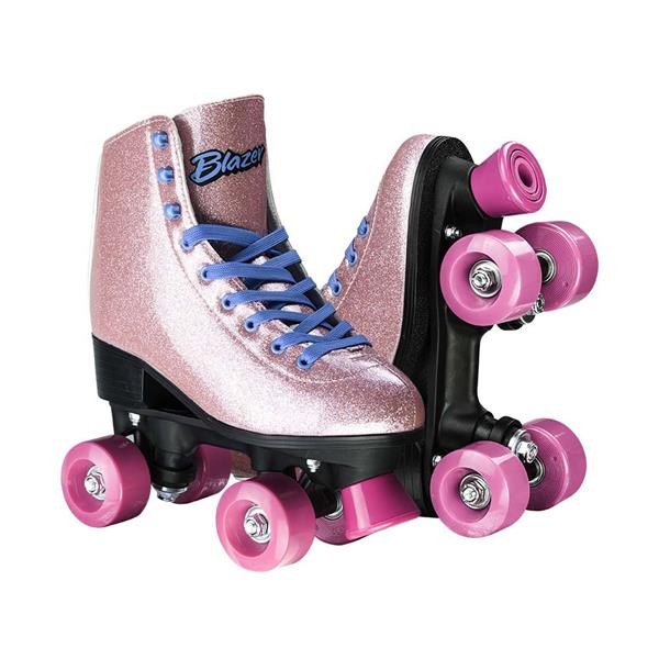 Encontraproduto.com.br - Patins Rollers 4 You  Rosa Com Glitter Multikids  BR926