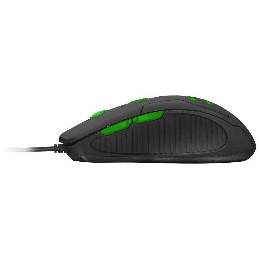 Encontraproduto.com.br - Mouse Gamer Multilaser 3200DPI 6 Botões Preto/Verde com Mouse Pad  - MO273