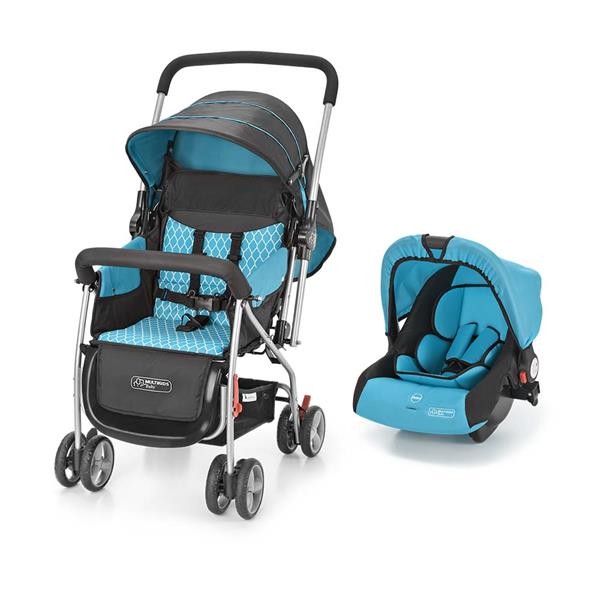 Encontraproduto.com.br - Carrinho Flip Travel System Azul - BB619