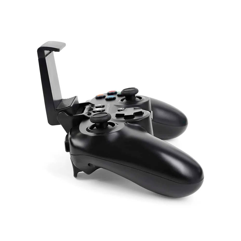 Encontraproduto.com.br - Controle Joypad Takeo Sem Fio com Bluetooth e Suporte para Smartphone Warrior Preto - Multilaser