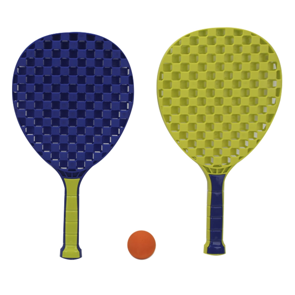 Encontraproduto.com.br - Kit Tenis Go Play Com 2 Raquetes e Bolinha - Multikids MULTIKIDS