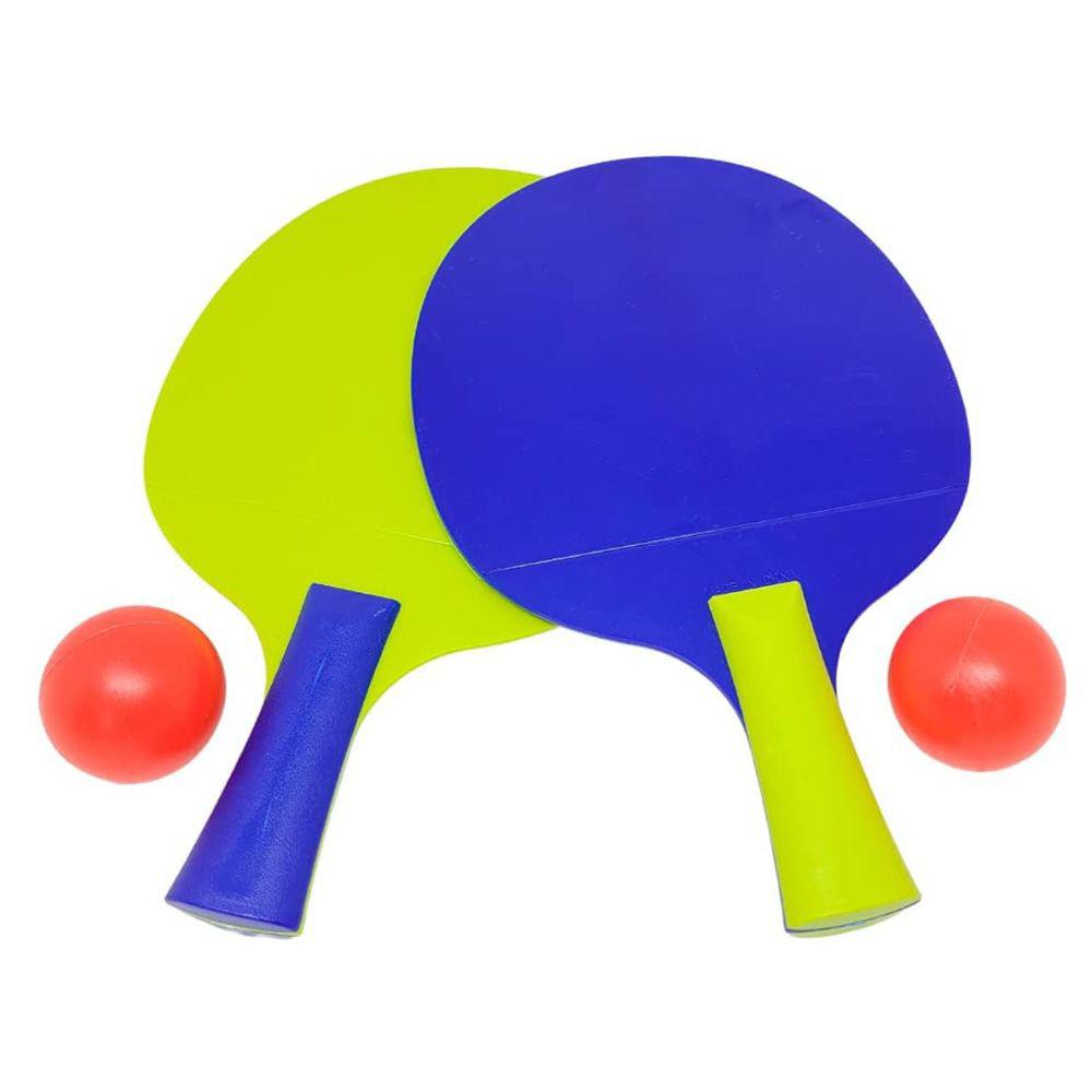 Encontraproduto.com.br - Go Play Kit Ping Pong Infantil Com 2 Raquetes e Bolinha Multikids - BR950