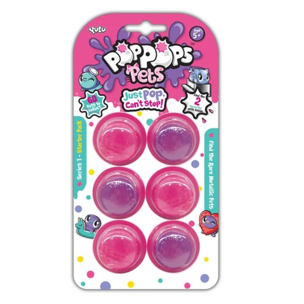 Encontraproduto.com.br - Conjunto de Mini Figuras - PopPops Slime - Pets MULTIKIDS