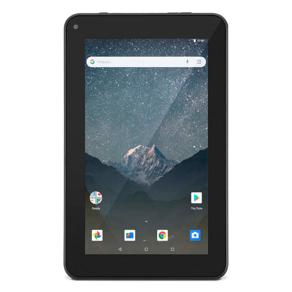 Encontraproduto.com.br - Tablet Multilaser M7S GO Wi-Fi 7 Pol. 16GB Quad Core Android 8.1 Preto - NB316X [Reembalado]
