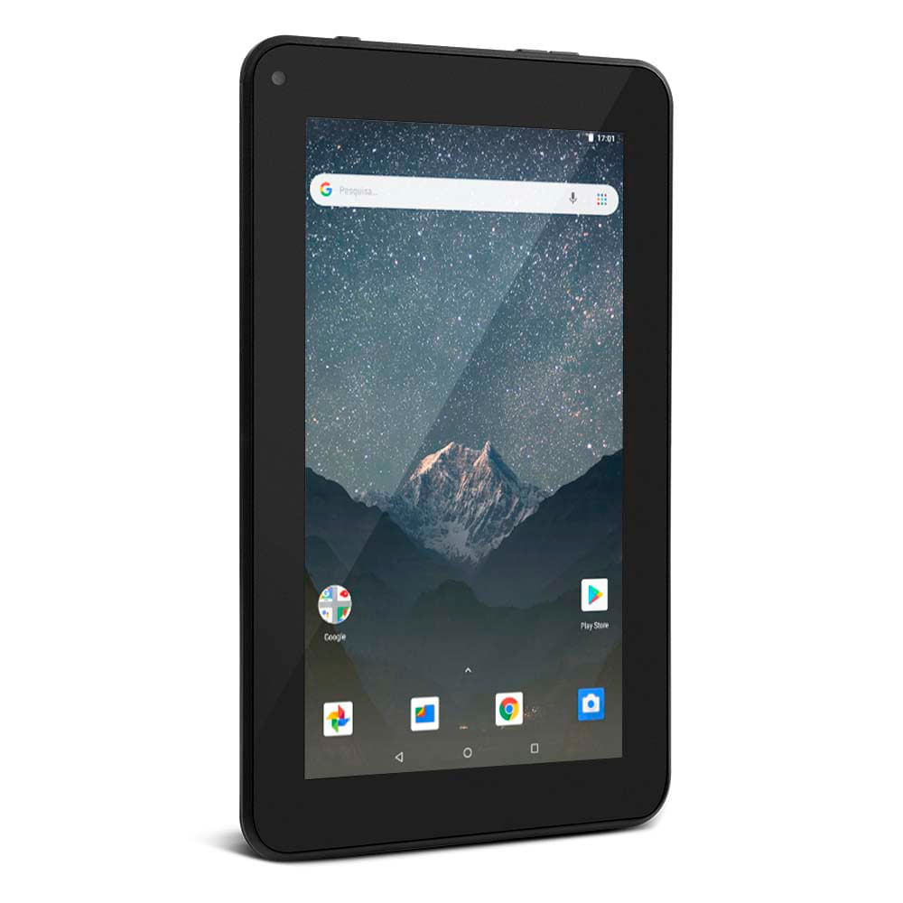Encontraproduto.com.br - Tablet Multilaser M7S GO Wi-Fi 7 Pol. 16GB Quad Core Android 8.1 Preto - NB316X [Reembalado]
