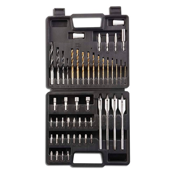 Encontraproduto.com.br - Superkit 20 Brocas 30 Bits Para Furadeiras E Parafusadeiras - 50 Acessórios Multi - HO062 HO062