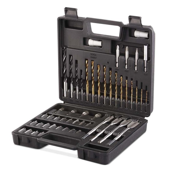 Encontraproduto.com.br - Superkit 20 Brocas 30 Bits Para Furadeiras E Parafusadeiras - 50 Acessórios Multi - HO062 HO062