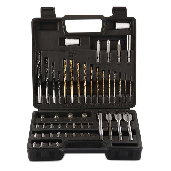 Encontraproduto.com.br - Superkit 20 Brocas 30 Bits Para Furadeiras E Parafusadeiras - 50 Acessórios Multi - HO062 HO062