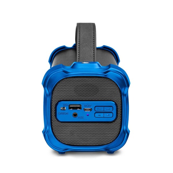 Encontraproduto.com.br - Caixa De Som Portátil Bazooka com Bluetooth, USB, Micro SD (Adaptador Não Incluso) E Rádio FM  50W  Multilaser - SP350