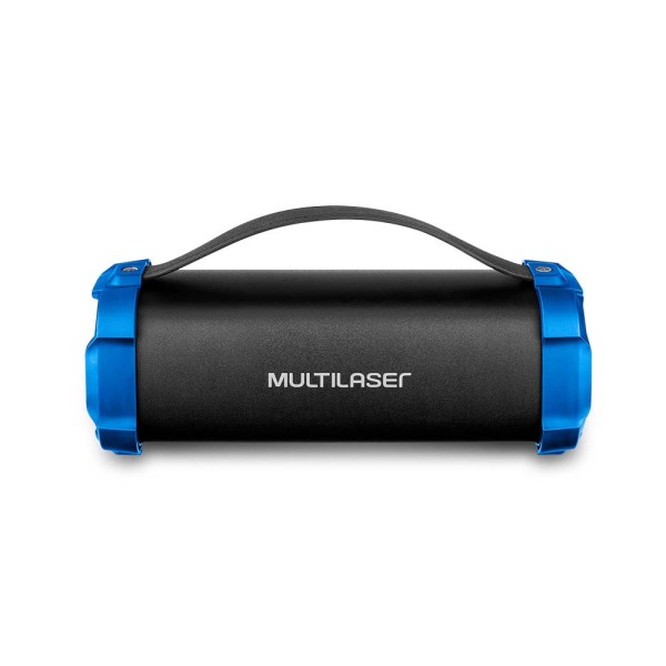 Encontraproduto.com.br - Caixa De Som Portátil Bazooka com Bluetooth, USB, Micro SD (Adaptador Não Incluso) E Rádio FM  50W  Multilaser - SP350