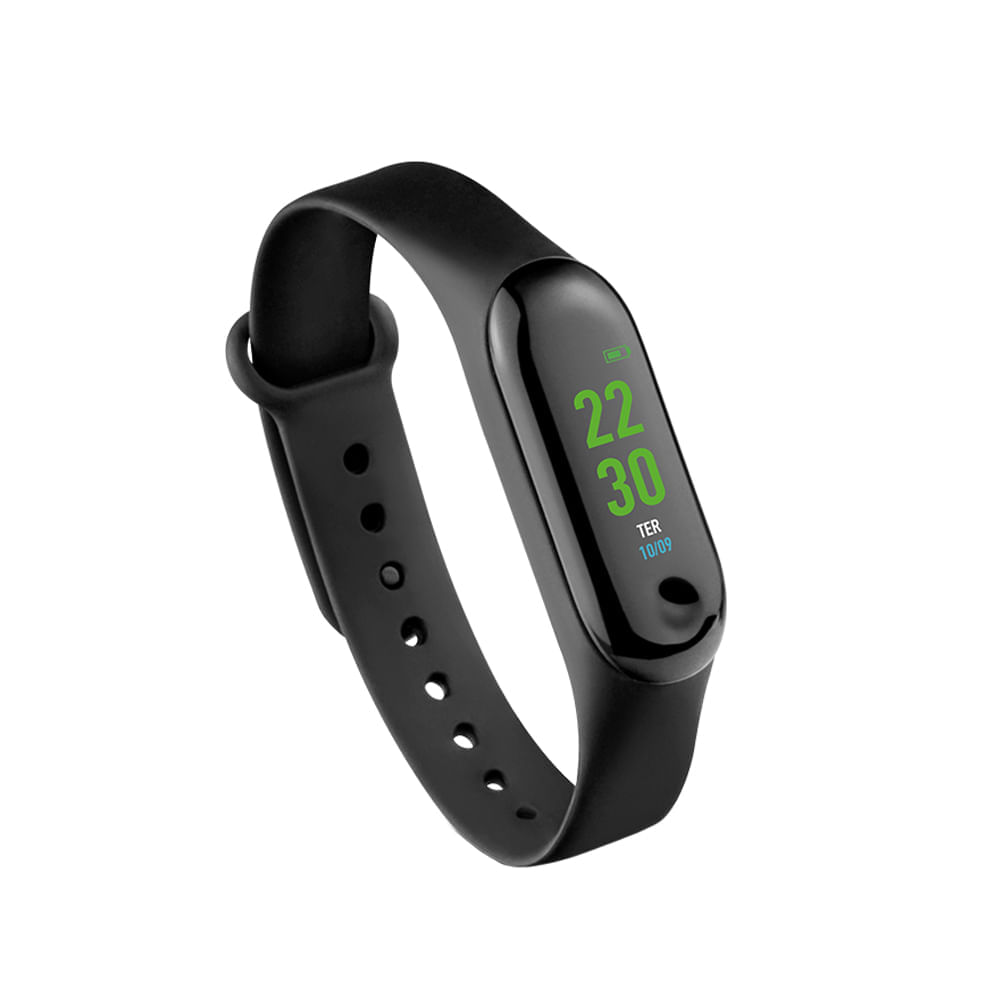 Encontraproduto.com.br - Relógio Smart Band Tóquio Atrio Android/IOS Preto - ES264