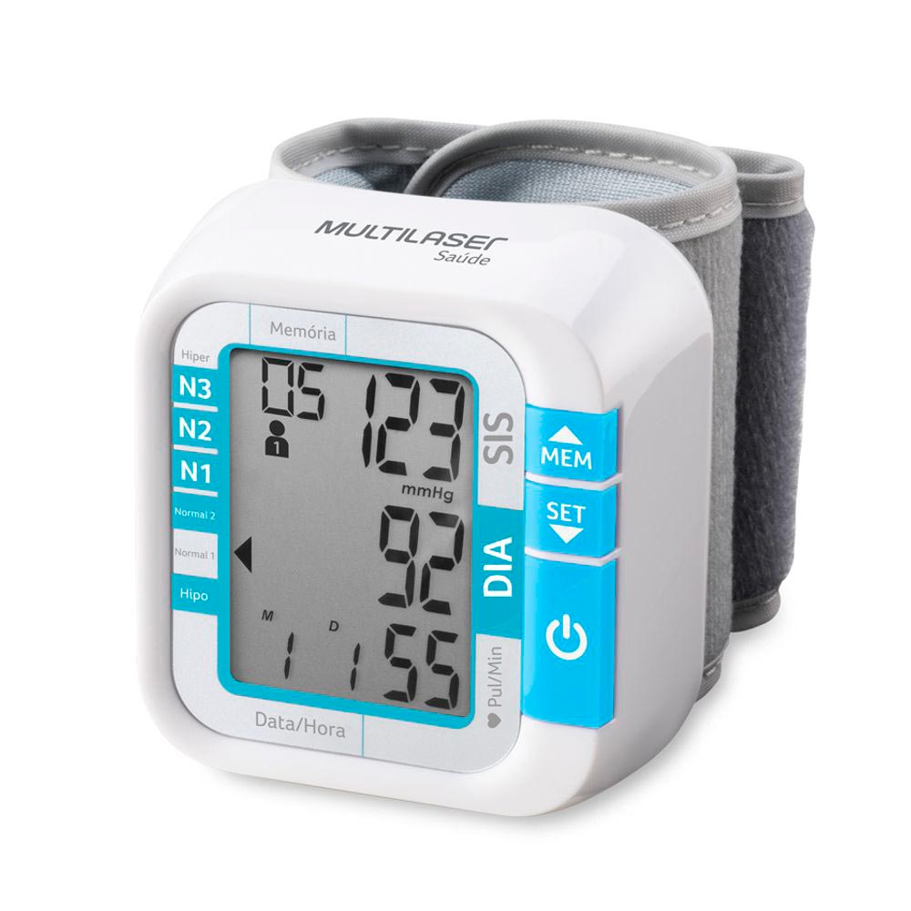 Encontraproduto.com.br - Monitor De Pressão Arterial de Pulso - Multilaser Saúde - HC204