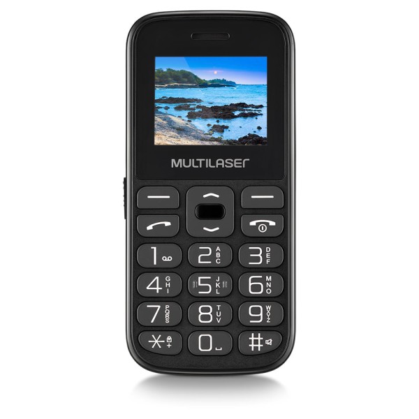Encontraproduto.com.br - Celular Vita Tela 1.8 Pol. Dual Chip 2G USB Bluetooth Preto Multilaser - P9120X [outlet]