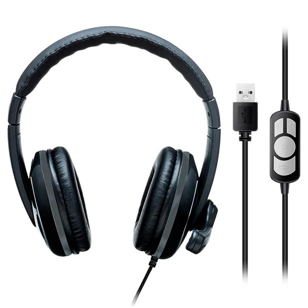 Encontraproduto.com.br - Fone de Ouvido Headset Pro Multilaser USB PH317