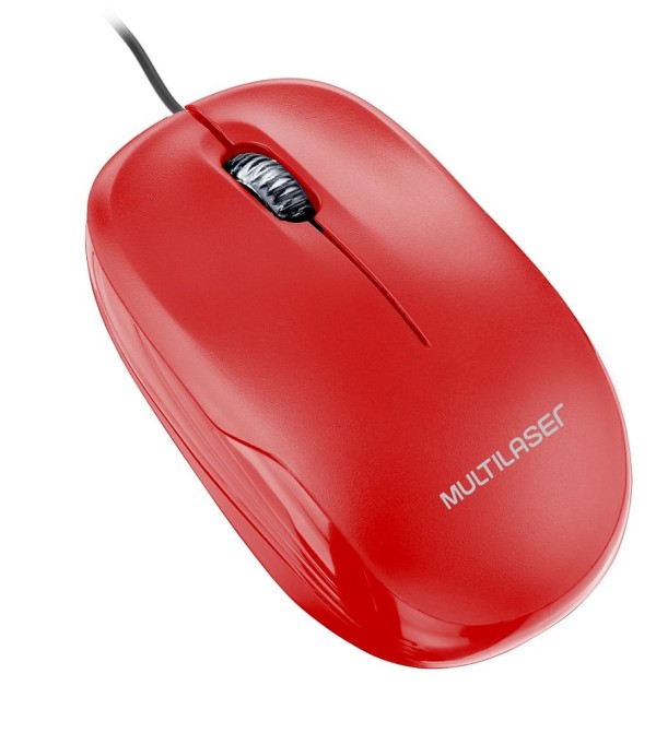 Encontraproduto.com.br - Mouse Box Óptico 1200Dpi Usb Vermelho - MO292