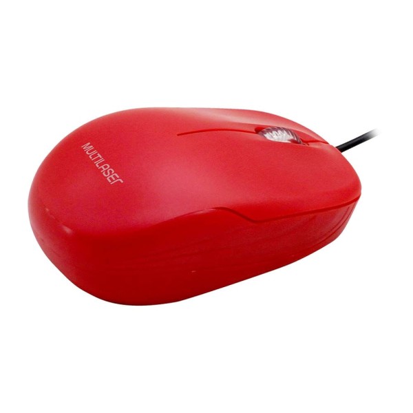Encontraproduto.com.br - Mouse Box Óptico 1200Dpi Usb Vermelho - MO292
