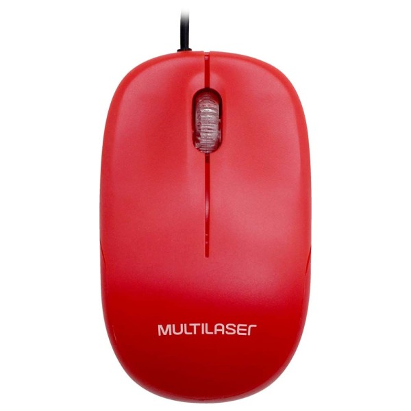 Encontraproduto.com.br - Mouse Box Óptico 1200Dpi Usb Vermelho - MO292