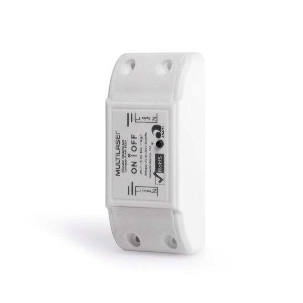Encontraproduto.com.br - Acionador Inteligente Para Interruptor de Iluminação Wi-Fi - Multilaser Liv - SE234